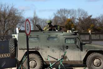 Россия внесла коррективы в военные действия, уменьшив их масштаб /Фото: Getty Images Военный