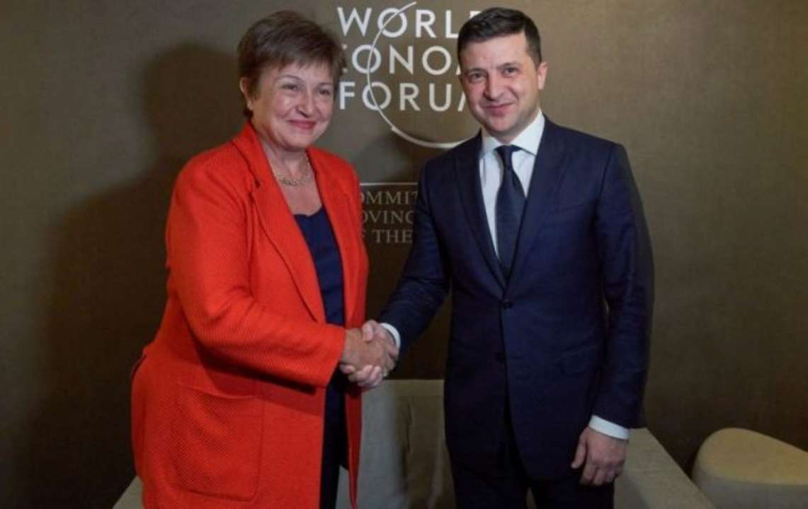 Фото: president.gov.ua Зеленський та глава МВФ