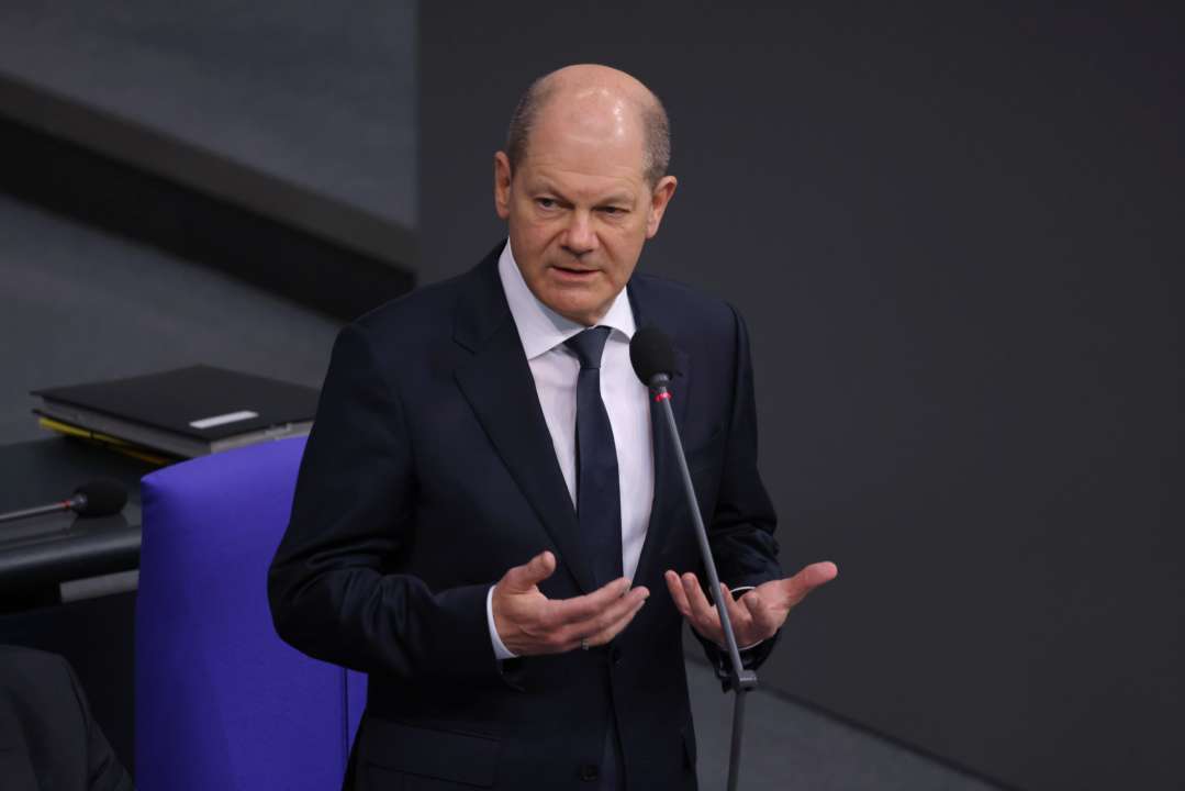 Шольц заявил, что Германия ведет с Украиной переговоры о возможных гарантиях безопасности/Фото: Sean Gallup/Getty Images Германия обсуждает с Украиной гарантии безопасности – Шольц