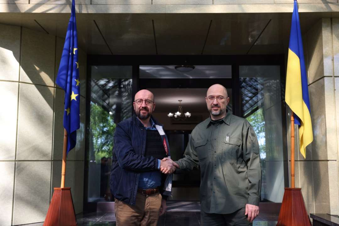 Шарль Мішель відвідав Одесу/Фото: Twitter/Автор: Charles Michel Шарль Мішель