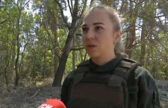 У Нацгвардії служить перша жінка-сапер/Фото: скріншот з відео Сапер