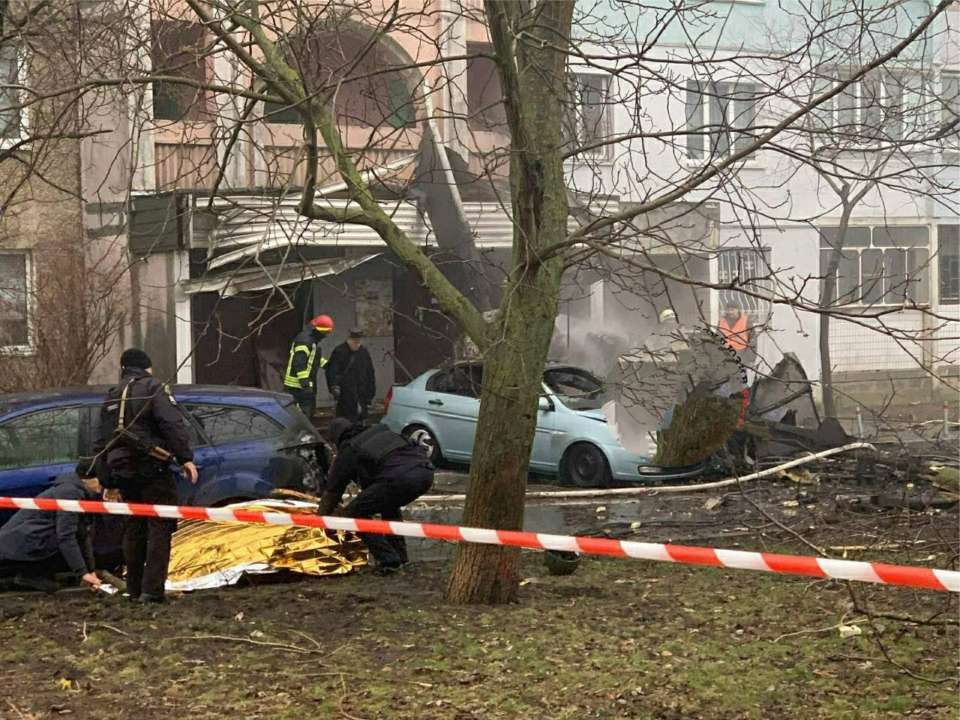 В Нацполиции объяснили, почему руководство МВД было в одном вертолете/Фото: telegram В Нацполиции уточнили детали по гибели руководства МВД в авиакатастрофе