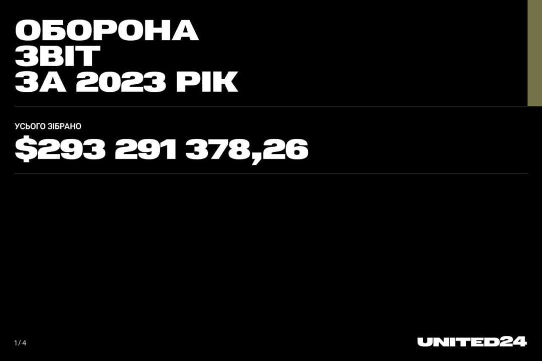 Фото с ТГ-канала FEDOROV UNITED24 собрала за прошлый год около $300 миллионов донатов