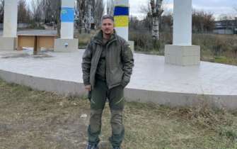 Олександр Педан завітав у Херсон, щоб привезти гуманітарну допомогу/Фото: Instagram "Поїздка, як завжди, вразила": Олександр Педан відвідав Херсон та поділився враженнями