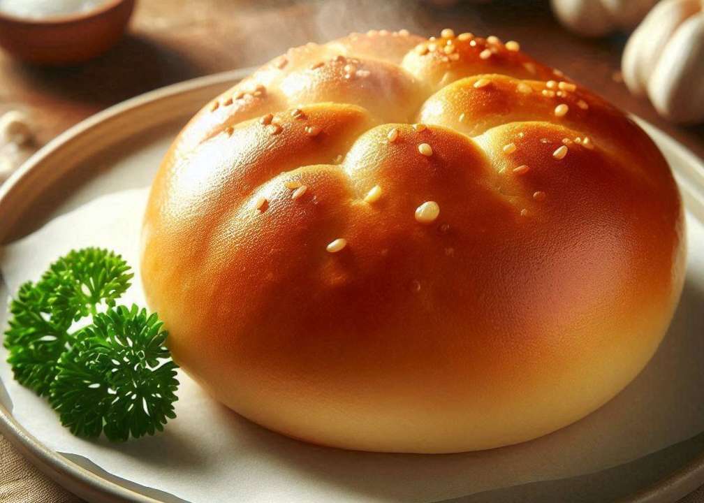 Ніжний хліб-булочка з часниковою заливкою та моцарелою/ Фото: Bing Ніжний хліб-булочка з часниковою заливкою та моцарелою