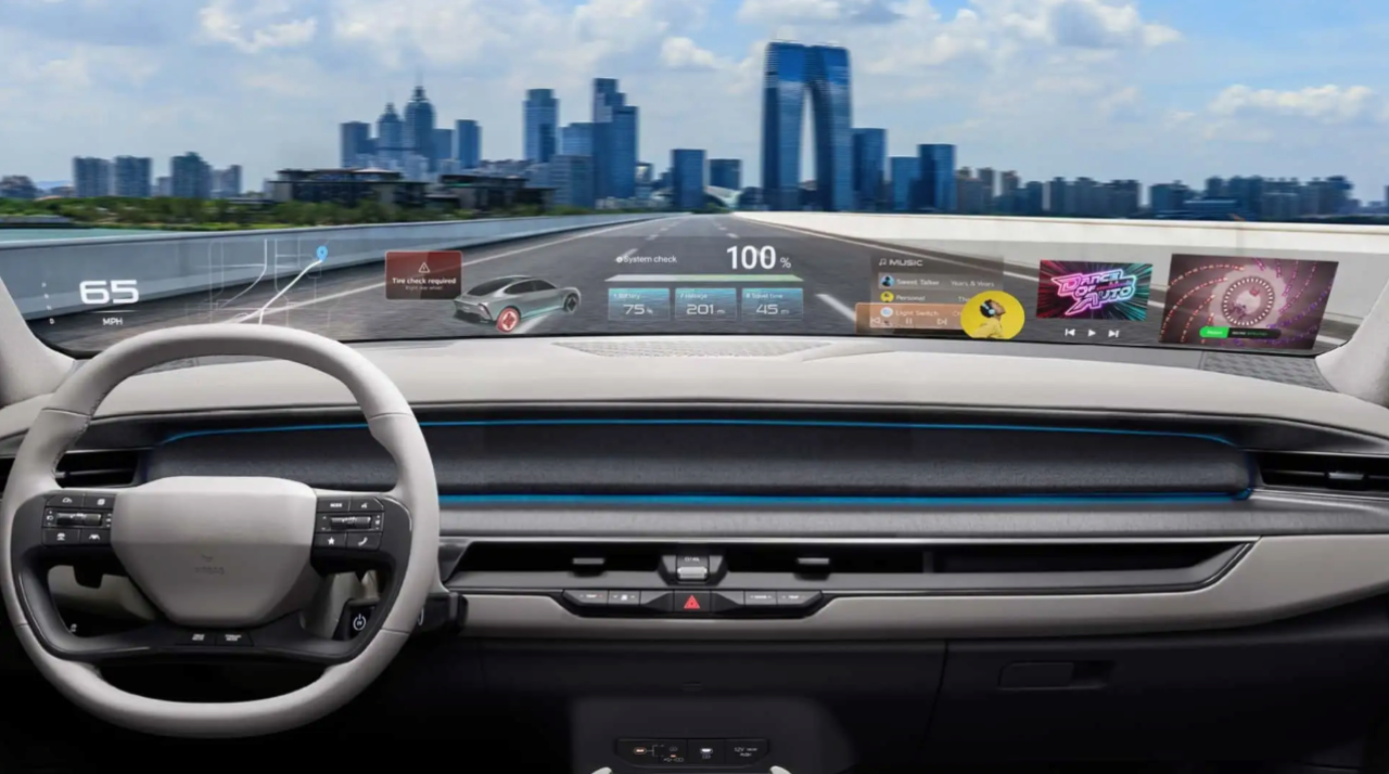 Сенсорные дисплеи в авто – это прошлое: Hyundai планирует выводить всю информацию на лобовое стекло