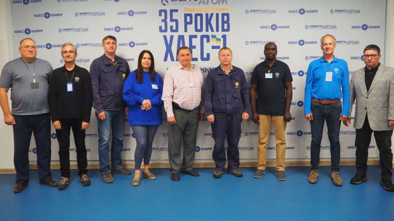 На ХАЕС відбулась чергова ротація постійної місії МАГАТЕ/Фото: energoatom_ua На ХАЕС відбулась чергова ротація постійної місії МАГАТЕ