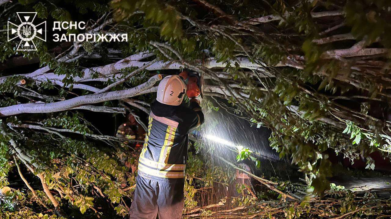 В ГСЧС Запорожской области рассказали, как вели борьбу с недавней непогодой в регионе