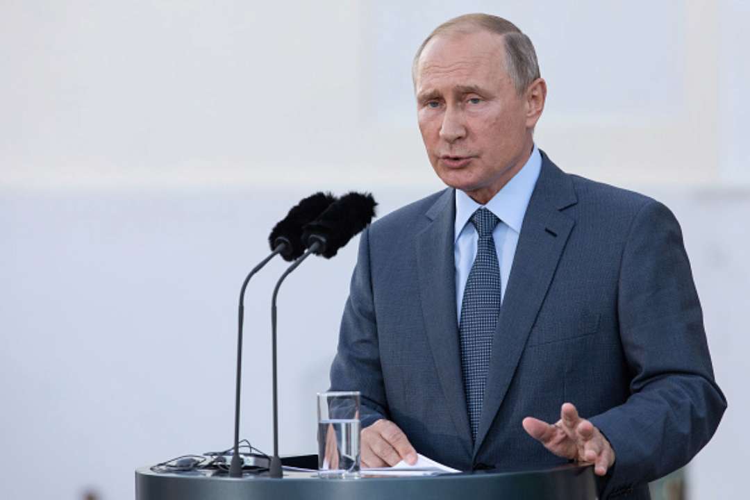 Путин назвал "спецоперацию" в Украине "благородной"/Фото: Omer Messinger/Getty Images Наши цели благородны – путин о полномасштабном вторжении в Украину