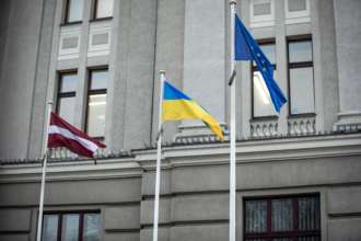 Латвия призвала закрыть небо над Украиной/Фото: Twitter/Latvian MFA Латвия стала третьей страной, которая поддержала закрытие неба над Украиной