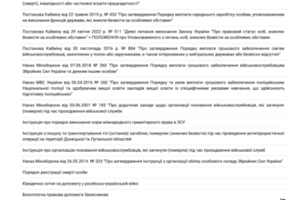 Дорожня карта дій для родичів загиблих, зниклих без вісти чи полонених військових У Міноборони розробили план дій для родичів загиблих, полонених та зниклих безвісти військових