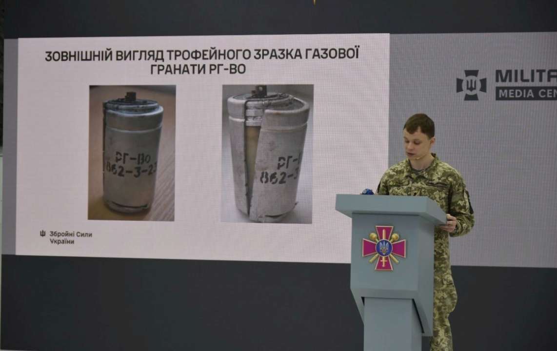 росіяни почали використовувати проти ЗСУ новий вид заборонених гранат із отруйним газом РГ-Во/Фото: Генштаб ЗСУ росіяни почали використовувати проти ЗСУ новий вид заборонених гранат із отруйним газом РГ-Во/Фото: Генштаб ЗСУ