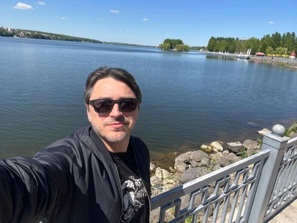 Сергій Притула / Фото: instagram.com/siriy_ua Сергій Притула з гуманітарною місією відвідав Херсонщину