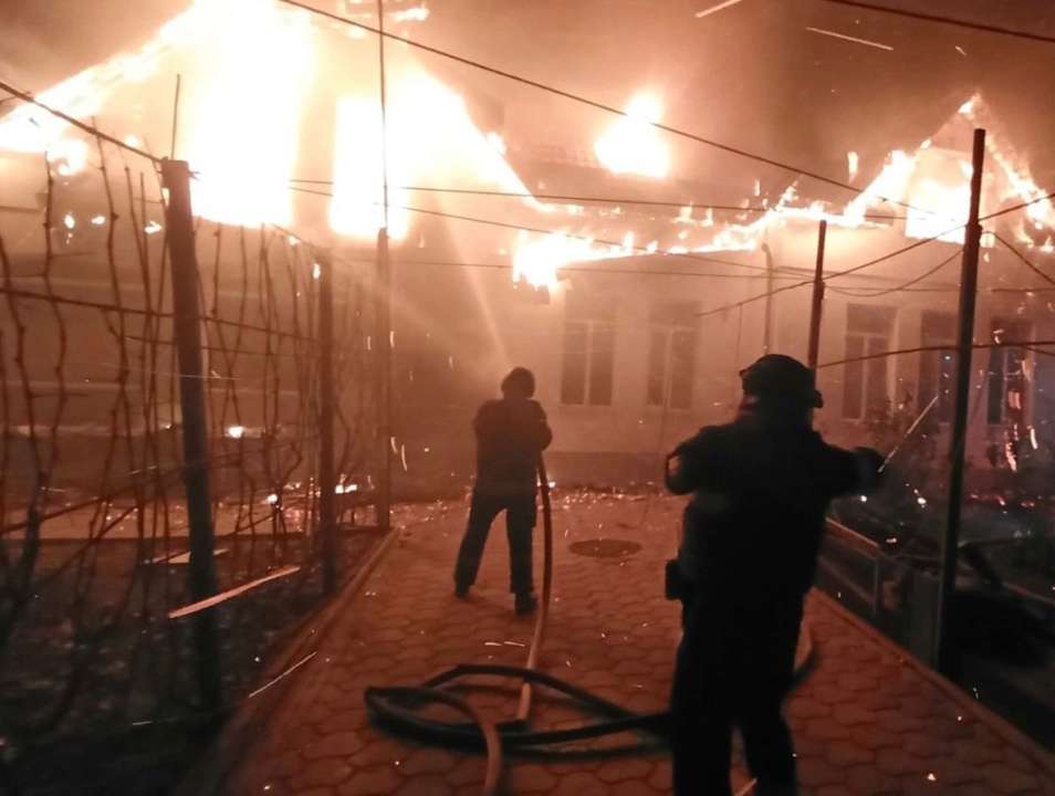 Приборкання пожежі/Фото: telegram Приборкання пожежі