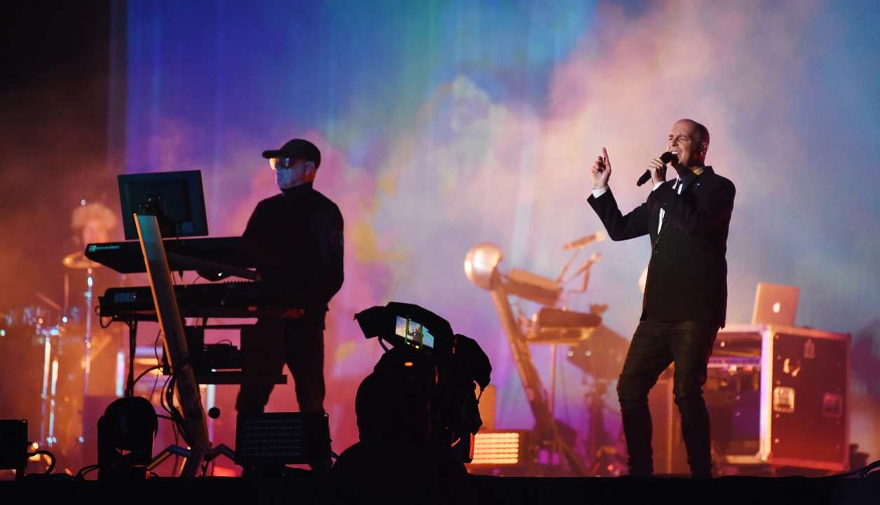 Группа Pet Shop Boys/Фото: gettyimages Pet Shop Boys поддержали Украину на акции в Лондоне