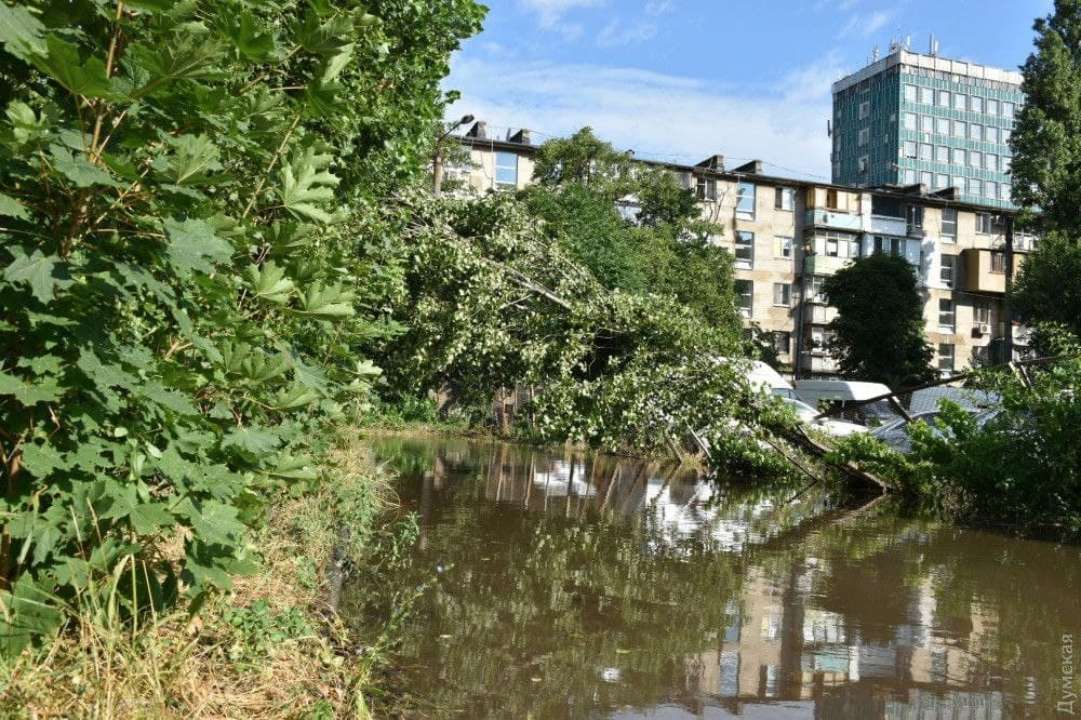 Затоплені вулиці та багатоквартирні будинки: Одесу залило дощем
