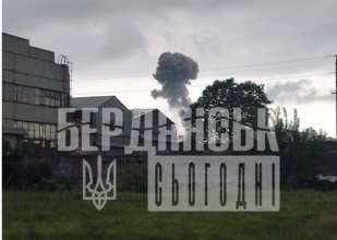 Поблизу Бердянська ЗСУ влучили по скупченню окупантів. Фото: Телеграм- канал Бердянськ ЗСУ