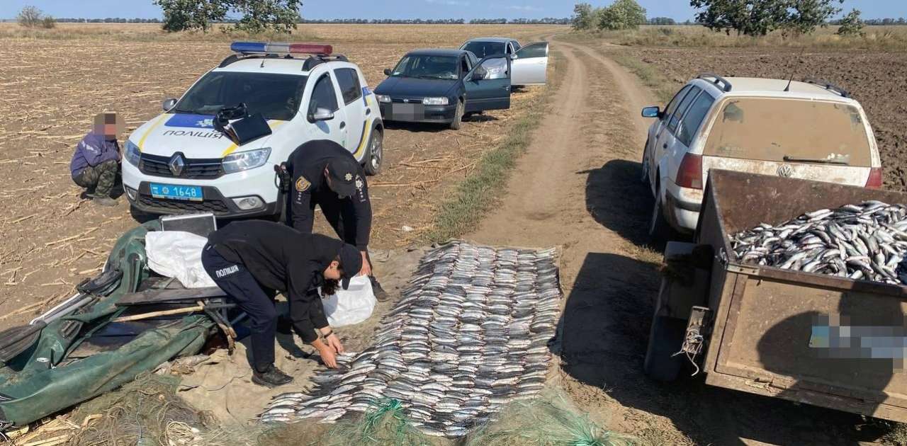 Фото: Нацполиция В Одесской области задержали браконьеров