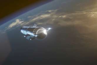 SpaceX показала , як виглядатиме транспортування людей на Марс/Кадр з відео SpaceX показали, як буде виглядати політ на Марс