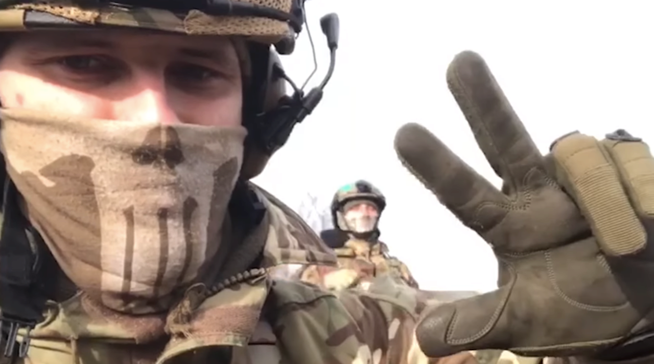 Украинские пограничники захватили позиции россиян возле Бахмута / Фото: Скриншот Украинские пограничники