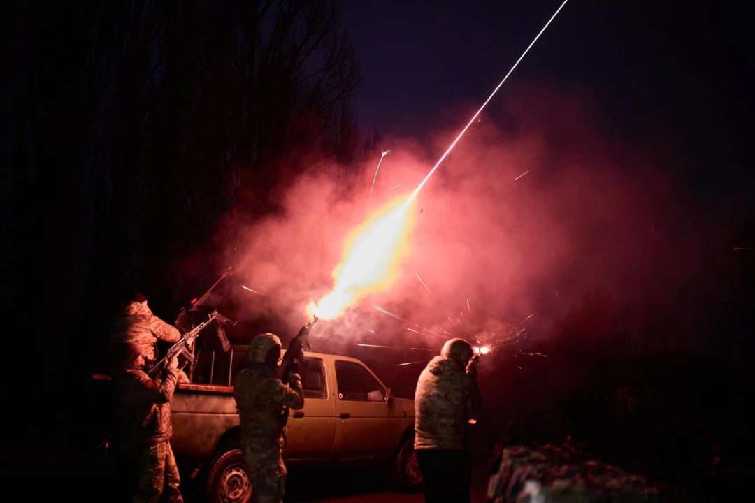 рф атаковала Украину дронами и ракетами из ЗРК С-300/Фото: 25 ОПДБр ДШВ/Telegram Ночная атака рф дронами и ракетами: сколько сбито силами ПВО