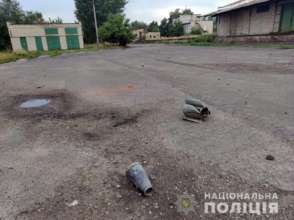 Фото: Нацполіція Результат ворожого обстрілу Донецької області