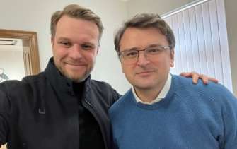 В Украину приехал первый с начала войны глава МИД/Фото: Twitter/Автор: Gabrielius Landsbergis Gabrielius Landsbergis