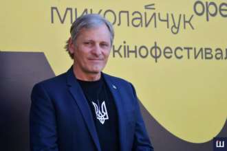 Вігго Мортенсен / Фото: Верховна Рада України Голлівудська зірка Вігго Мортенсен прикрасив собою кінофестиваль "Миколайчук OPEN"