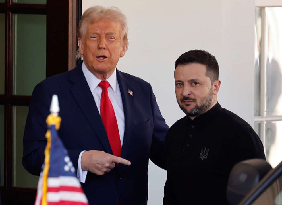 Фото: Chip Somodevilla/Getty Images Между Зеленским и Трампом возникла перепалка