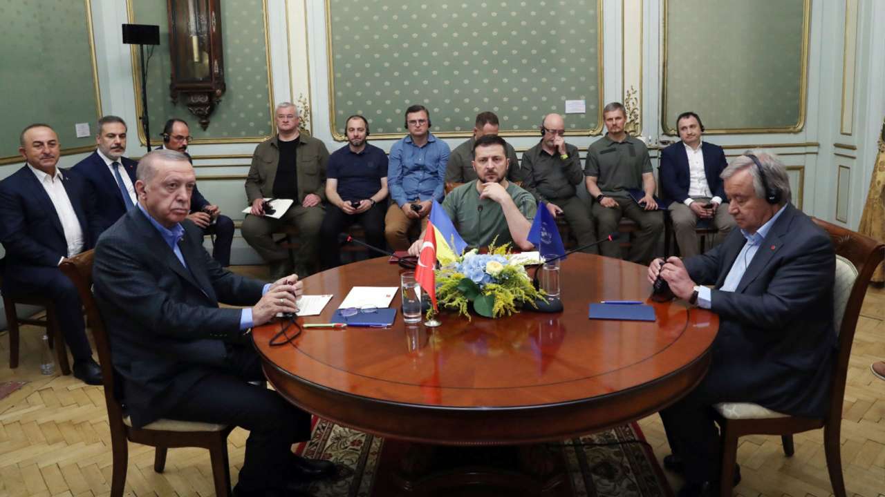 Зеленский, Гутерриш и Эрдоган