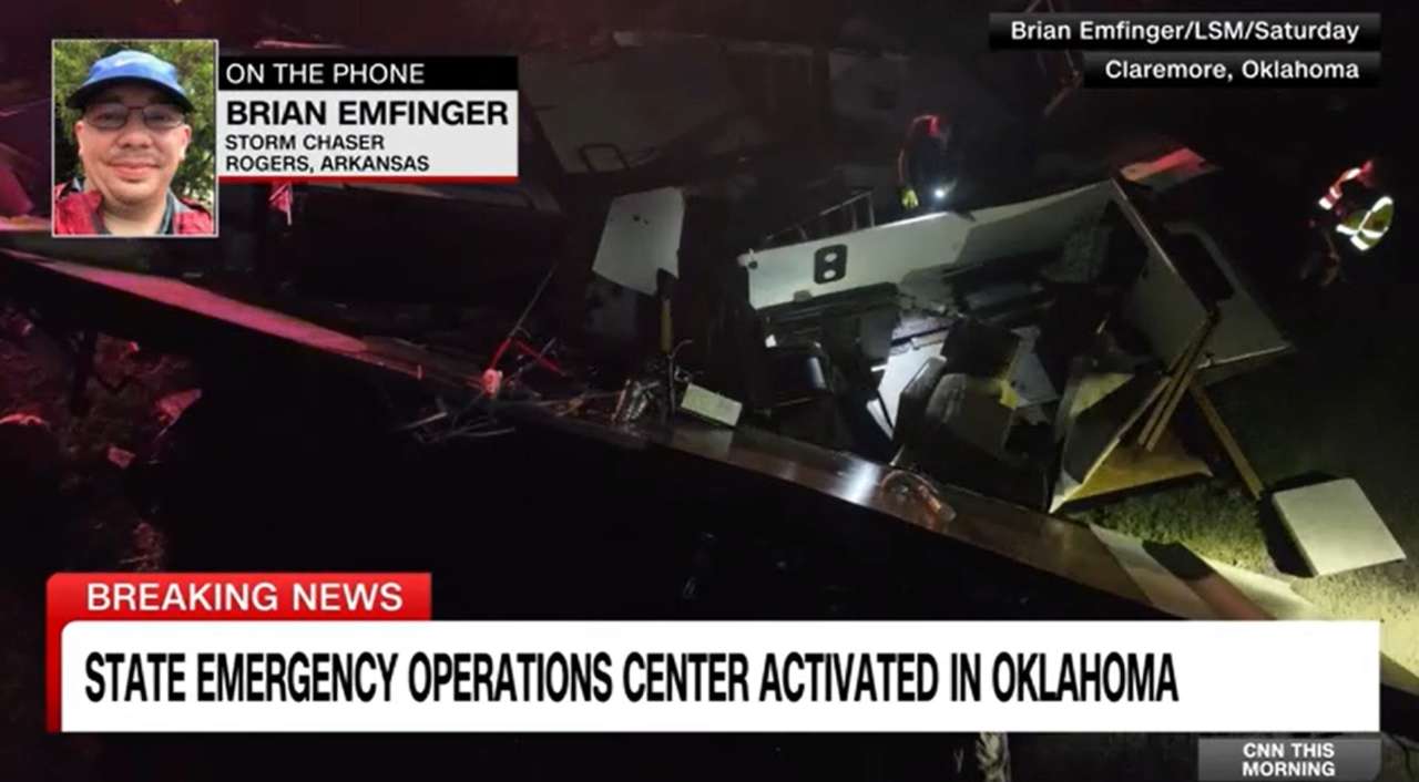 В нескольких штатах объявлена ​​чрезвычайная ситуация Фото: скрин CNN