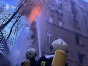 Фото: ДСНС На Новий рік рф атакувала дронами Київ: є руйнування та постраждалі
