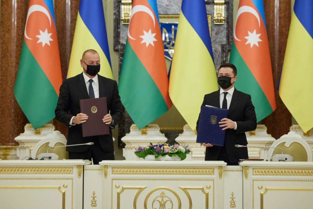 Владимир Зеленский та Ильхам Алиев