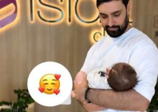 Козловський із сином/Фото: Instagram vkozlovsky_music Віталій Козловський поділився зворушливими фото з тримісячним сином Оскаром