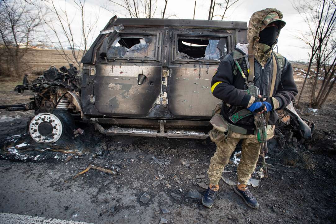 ЗСУ знищи боєкомплект росіян на Луганщині/Фото: Scott Peterson/Getty Images ЗСУ продовжують нищити російські склади з боєприпасами