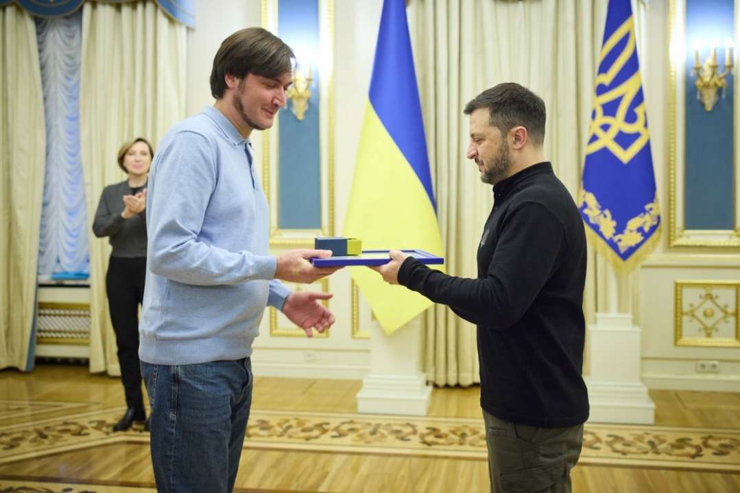 Урочиста церемонія / Фото: Офіс президента "Курган і Агрегат" відзначені однією з найвищих державних нагород