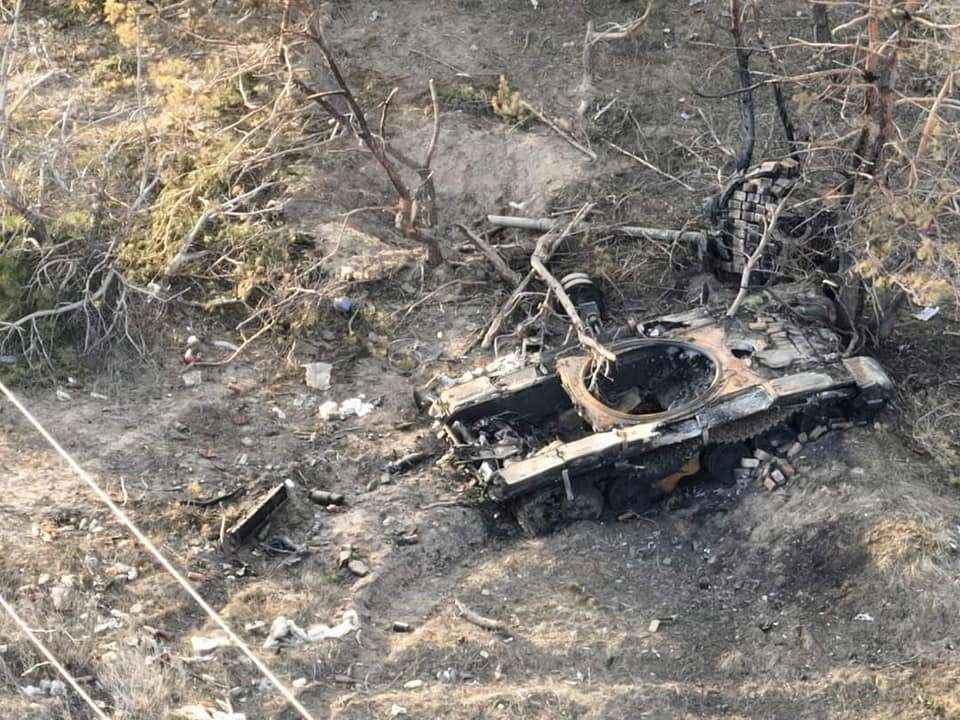Загальні втрати окупантів на 29 день війни в Україні/Фото: Генштаб ЗСУ танк