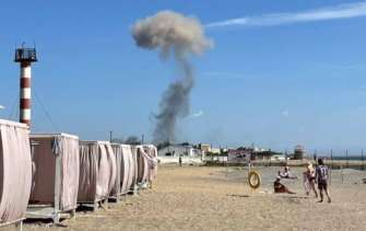 Стало відомо, які літаки розміщувалися на аеродромі в Новофедорівці до вибухів: фото з супутника/Фото: Telegram Вибухи в окупованому Криму: стало відомо, які літаки було розміщено на ураженому аеродромі