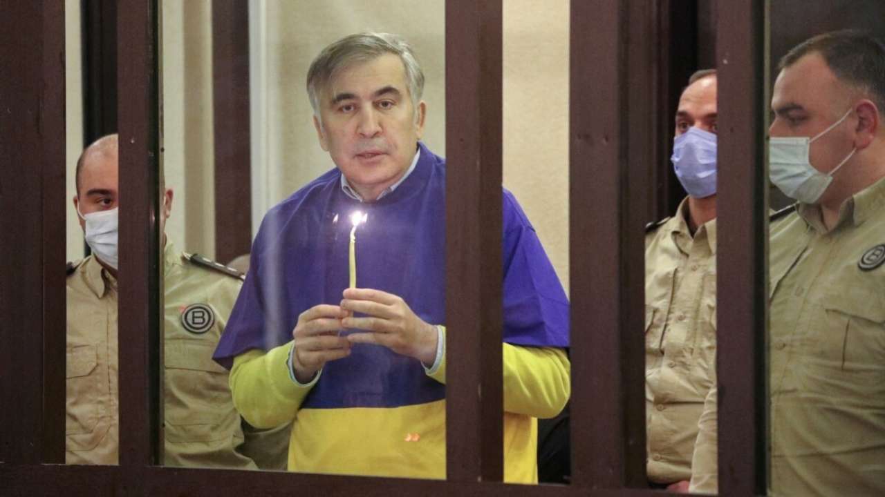 Президент Зеленский просит отпустить Саакашвили на лечение в Украину / Фото: tengrinews.kz Михаил Саакашвили