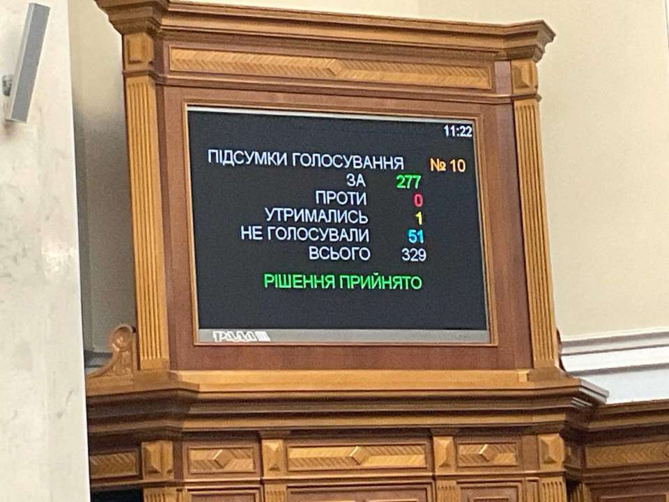 Рада приняла №8316 о моратории на банкротство объектов критической инфраструктуры, находящихся в государственной собственности во время военного положения + 2 года Рада приняла №8316 о моратории на банкротство объектов критической инфраструктуры, находящихся в государственной собственности во время военного положения + 2 года