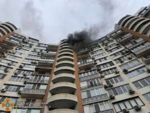 MNS.GOV.UA Зайнялися електрокабелі. В Одесі була пожежа у новобудові