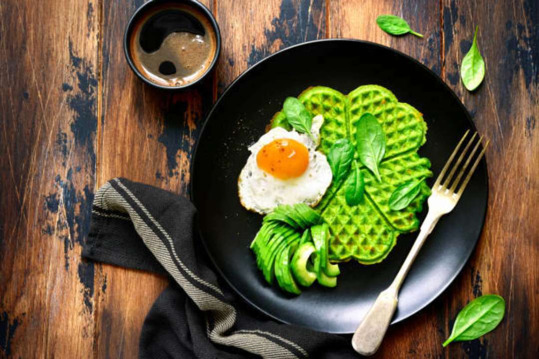 Классные шпинатные вафли, которые не только вкусны, но и радуют глаз