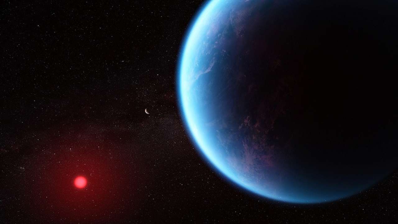Художественный концепт-Экзопланета K2-18 b/Фото: NASA Ученые обнаружили признаки внеземной жизнь на экзопланете K2-18b