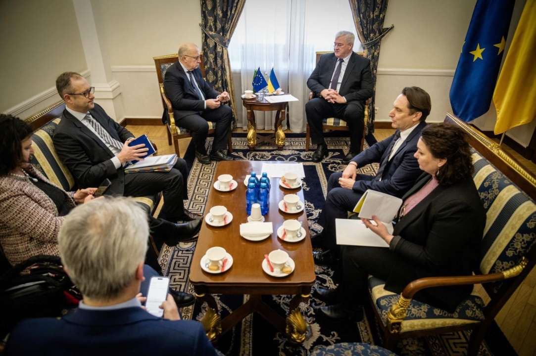 Фото: Andrii Sybiha/Х Міністр закордонних справ України зустрівся з єврокомісаром з питань оборони