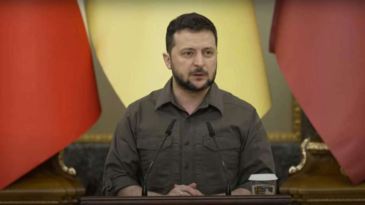 Зеленский прокомментировал визит Штайнмайера/Скриншот с видео Президент Украины Владимир Зеленский