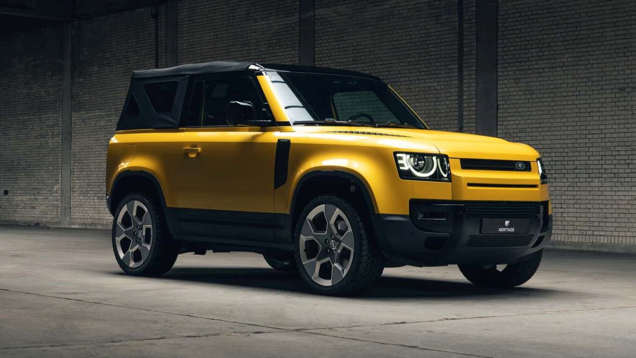Ось, як виглядає новий Defender з відкидним верхом/Фото: Heritage Land Rover Defender