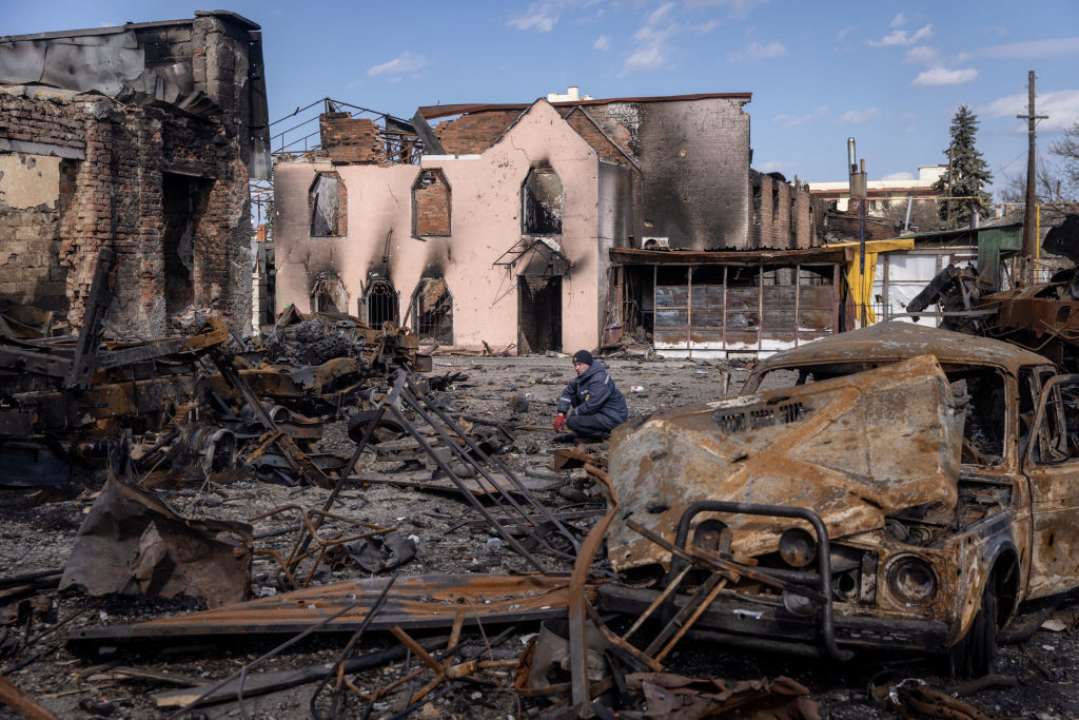 Ракета оккупантов попала в иностранное предприятие/Фото: Getty Images Ракета оккупантов попала в иностранное предприятие/Фото: Getty Images