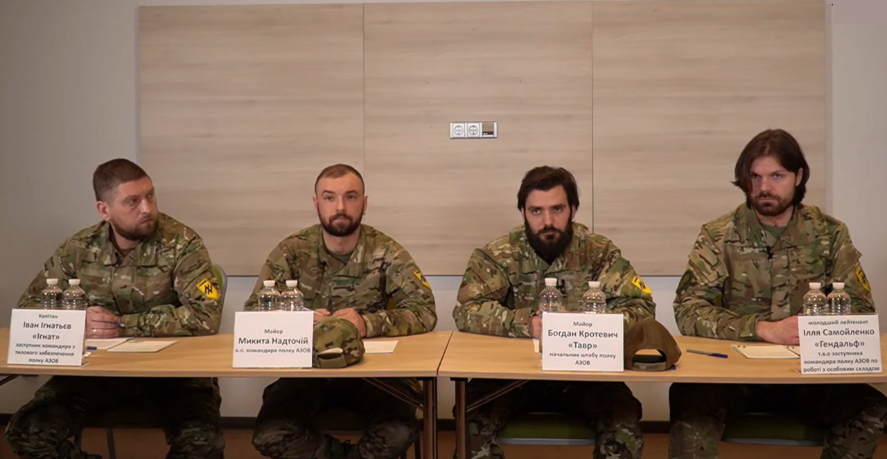 В полку "Азов" назвали причину сдачи в плен / Фото: скриншот с видео Высшее руководство страны дало право выбора: в "Азове" рассказали, почему решили сдаться в плен