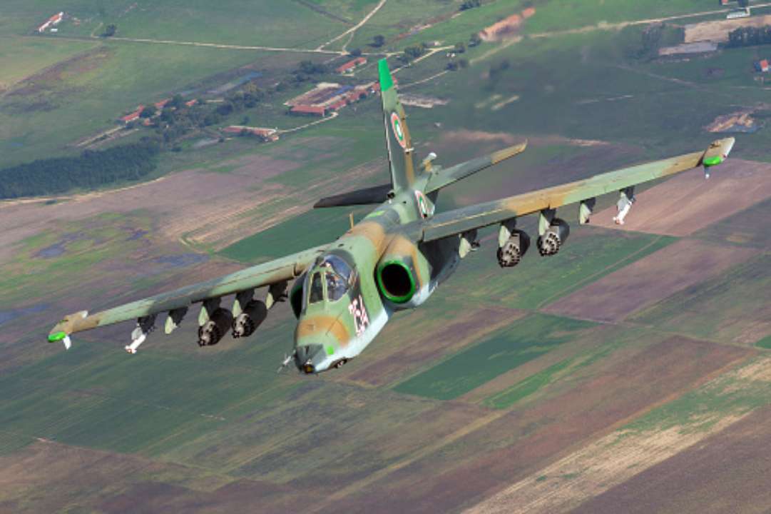 Нацгвардія знищила один Су-25 та пошкодила інший/Фото: Getty images
