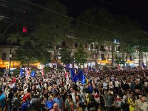 У Тбілісі протести проти закону про іноагентів У Тбілісі відбулась акція опозиції проти закону про іноагентів